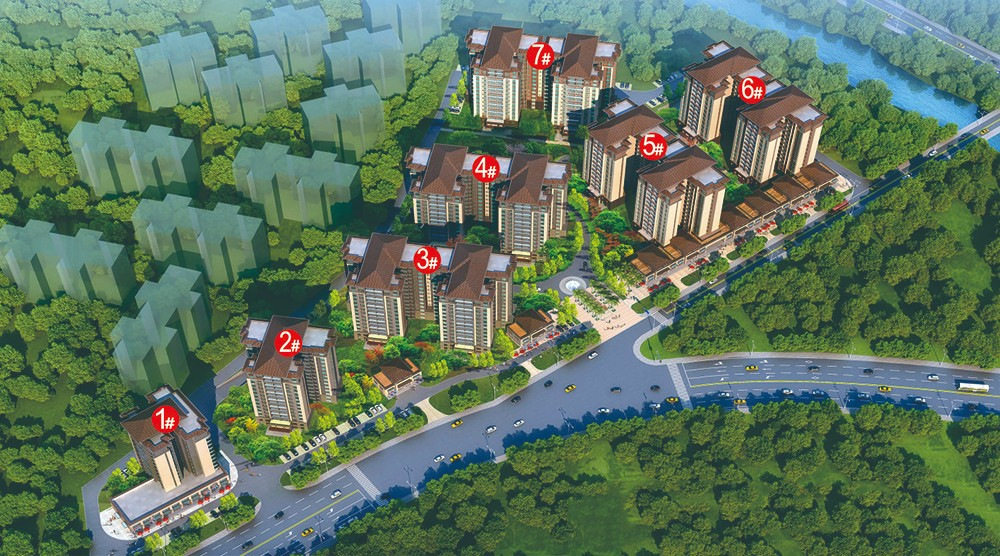 澄迈三清康府8月新消息：在售建面约102-115平三房的住宅