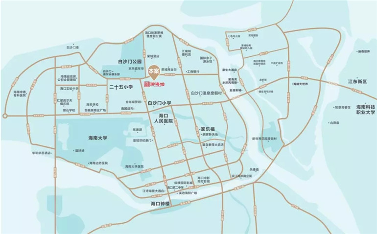 新星宇御海坊交通图