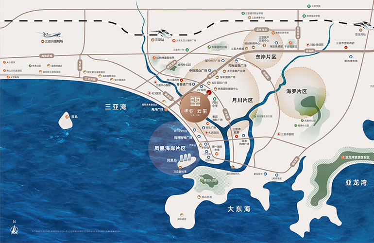 华亚·云玺区位图