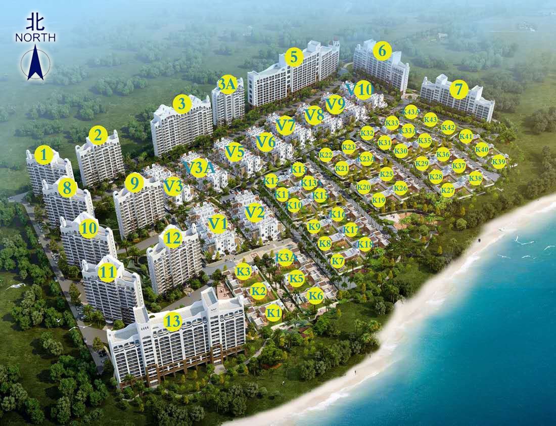 白鹭湾鸟瞰图楼号图