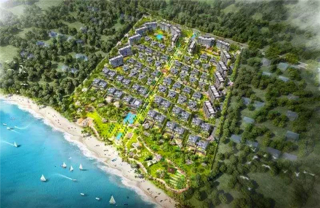 怡海湾项目鸟瞰图
