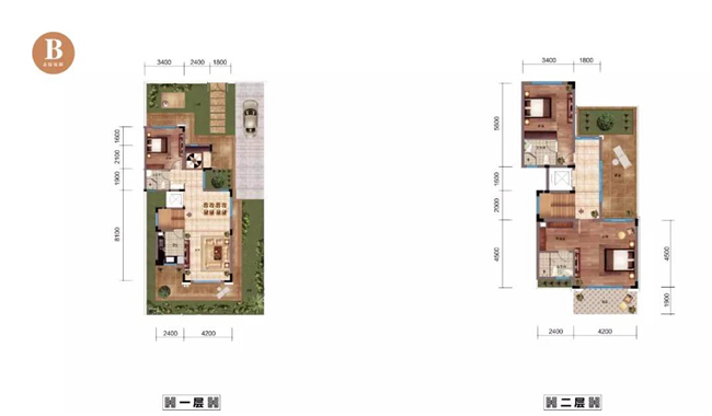 一线亲海花园双拼