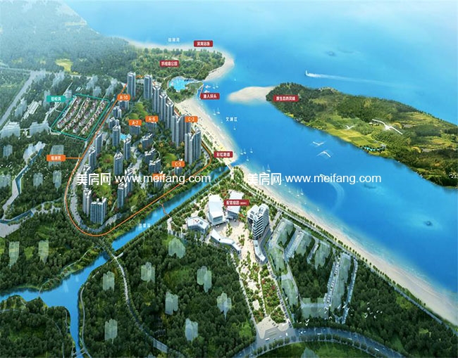 富力悦海湾规划图