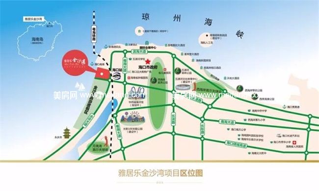 雅居乐金沙湾区位图