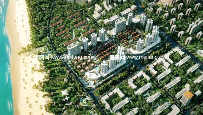 雅居乐金沙湾一期鸟瞰图