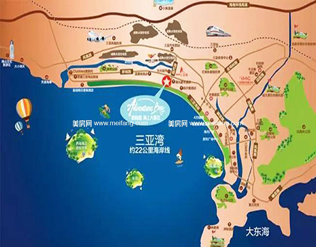 碧桂园海上大都会项目区位图
