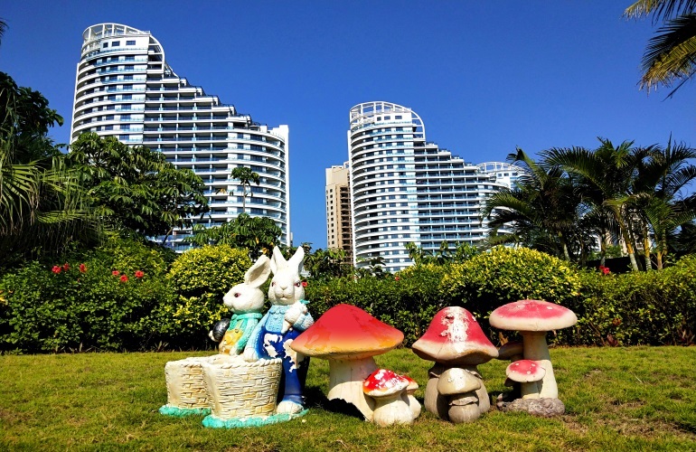 临高长岛蓝湾实景图