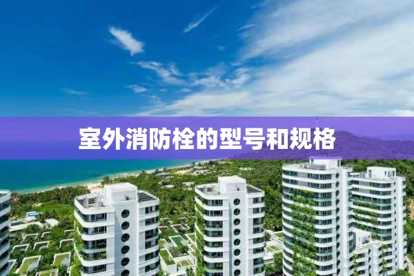 室外消防栓的型号和规格