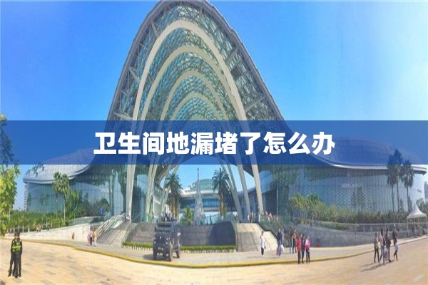 卫生间地漏堵了怎么办