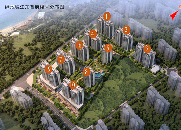 绿地城江东商铺均价13000元/㎡