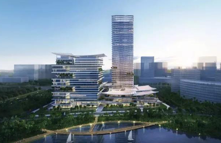 中交海南总部基地已开工，预计预计2023年10月30日竣工
