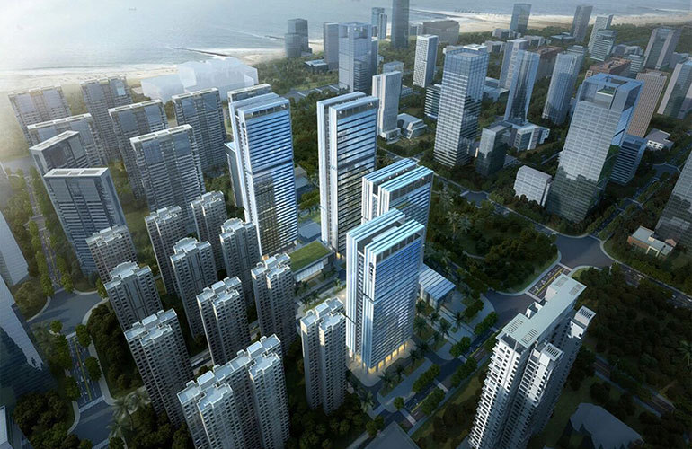 海口绿地新海岸SOHO产品在售，均价15000元/㎡