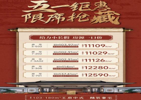 澄迈龙吉和悦府 新中式板楼三房 五一钜惠 限席抢藏    
