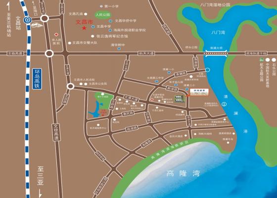 文昌滨海盛景 沿海公寓loft 买一层享两层