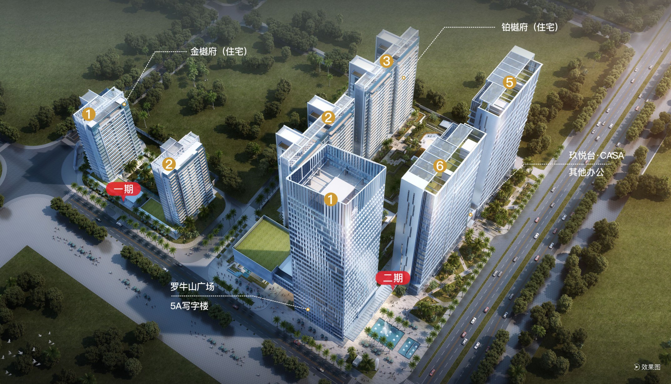 海口罗牛山玖悦台公寓在售建面约63-73㎡，均价约34000元/㎡